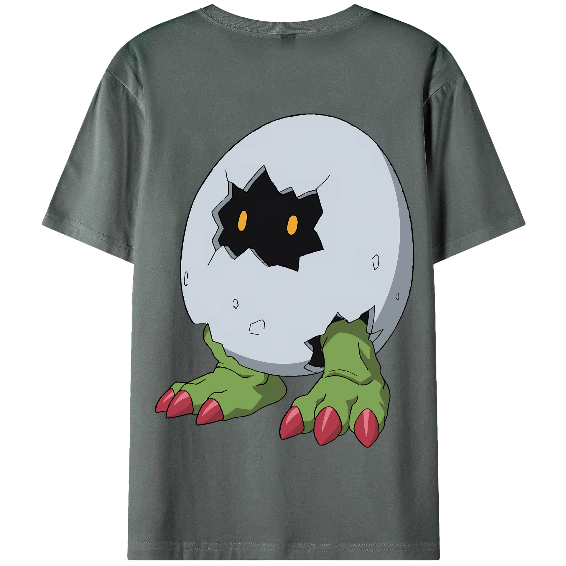 （画像用） Digimon デジタルモンスター/デジモン 綿100％半袖Tシャツ（背面プリント）